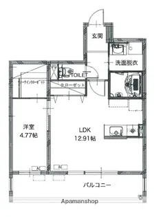 ALTE MEISTER 谷川Ⅱ【3階】の間取り