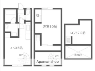 フローラⅡ【1階】の間取り