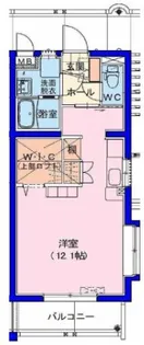 ユーミーMINATO【106号室】の間取り