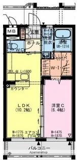 VILLAGE SITTA(ビレッジ シッタ)【4階】の間取り