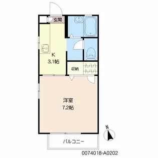 ビーブル大塚【2階】の間取り