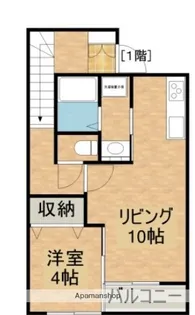 アテレーゼONE大塚町【202号室】の間取り