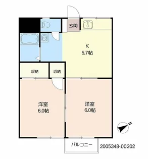 宮崎県宮崎市恒久南3丁目【アパート】の間取り