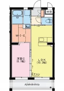 (仮称)花ヶ島YMマンション【105号室】の間取り