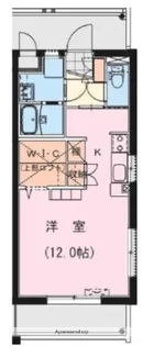 REVEL OCEAN【208号室】の間取り