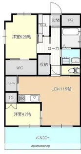 ディアコート新栄【404号室】の間取り