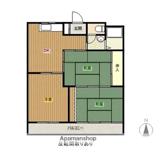 カーサルーチェ【103号室】の間取り