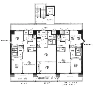 ALTEMEISTER ALMERU【302号室】の間取り