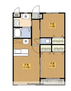 アンシャンテ・R【3階】の間取り