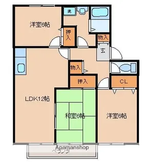 グローバルベレッジTANAKA【C201号室】の間取り