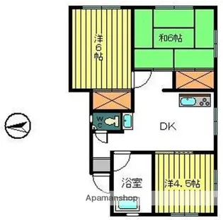 高橋マンション【403号室】の間取り