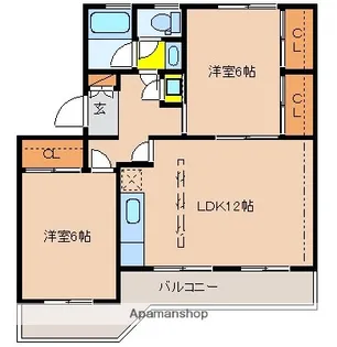 セリオ【302号室】の間取り