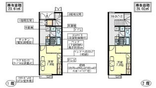 レオパレス大宮【107号室】の間取り