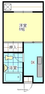 ベルヴィーユ大淀【501号室】の間取り