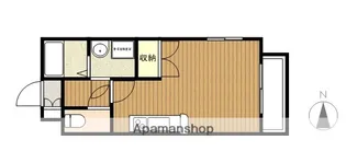 ルート宮崎【206号室】の間取り