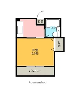 スペースコロニー【401号室】の間取り