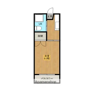 1Kの間取り画像