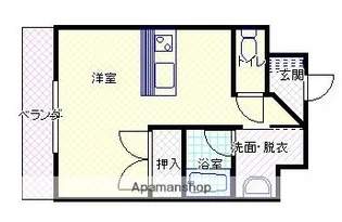 アルカディア霧島【105号室】の間取り