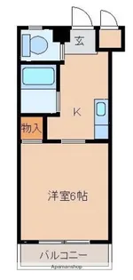プチメゾン鶴島【410号室】の間取り