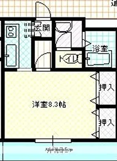 フレグランス成道【202号室】の間取り