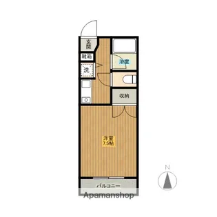 フォルム宮崎駅前【505号室】の間取り