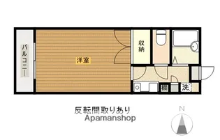 ベルトピア宮崎7【108号室】の間取り