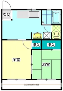 カーサMⅡ【203号室】の間取り