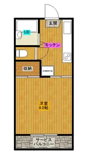 グリーンヒルズ【1階】の間取り