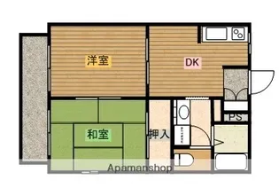 フレグランス花山手【2階】の間取り