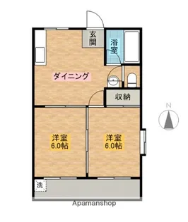 ヴィラ88【105号室】の間取り