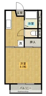 コーポ葉山【103号室】の間取り