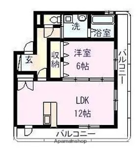 TPC Ⅷ【101号室】の間取り