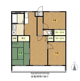 サンジェルマンⅢ【102号室】の間取り