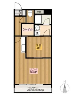 ソラーレ霧島【203号室】の間取り