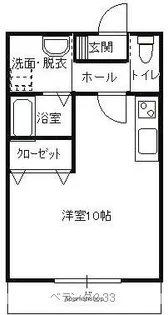 ウエストコーストⅡ【403号室】の間取り