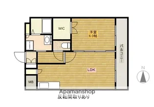 ピーチフローレⅤ【305号室】の間取り