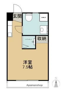 フラット横山【3階】の間取り
