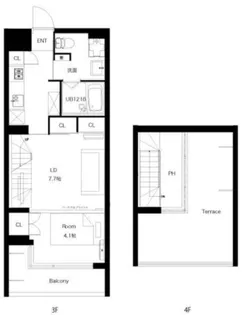 AKHY【301号室】の間取り