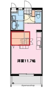 1Rの間取り画像