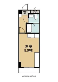 リバータウン原町【2階】の間取り