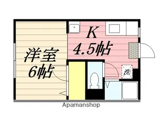 柳丸グリーンコーポ【101号室】の間取り