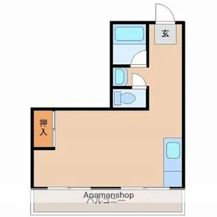 BLOCASAHI【403号室】の間取り