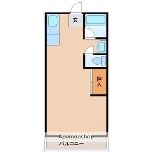 BLOCASAHI【405号室】の間取り