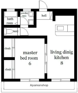 リージェントマンション【402号室】の間取り