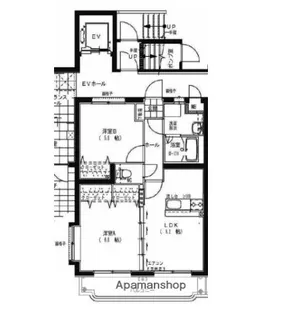 ユーミー浮城【201号室】の間取り