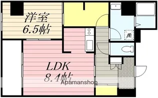 KO OLINA SHIOMI【903号室】の間取り