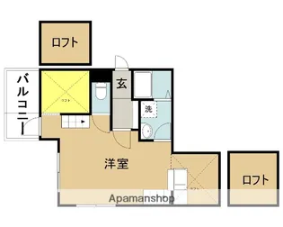 BLUE NOTE【402号室】の間取り