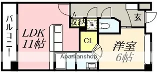 EXESS CITY【6階】の間取り