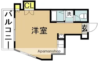 リバティハウスⅡ【403号室】の間取り