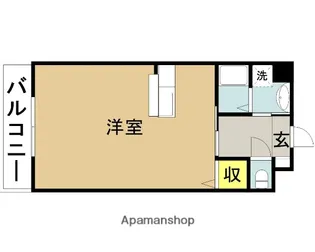 ソラーレ広島【404号室】の間取り